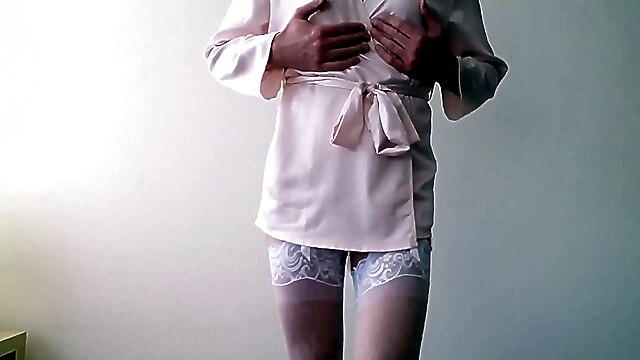 Lencery, crossdresser lingerie, lingerie porn, vistiendo, crossdresser